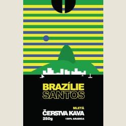 Brazílie Santos, mletá